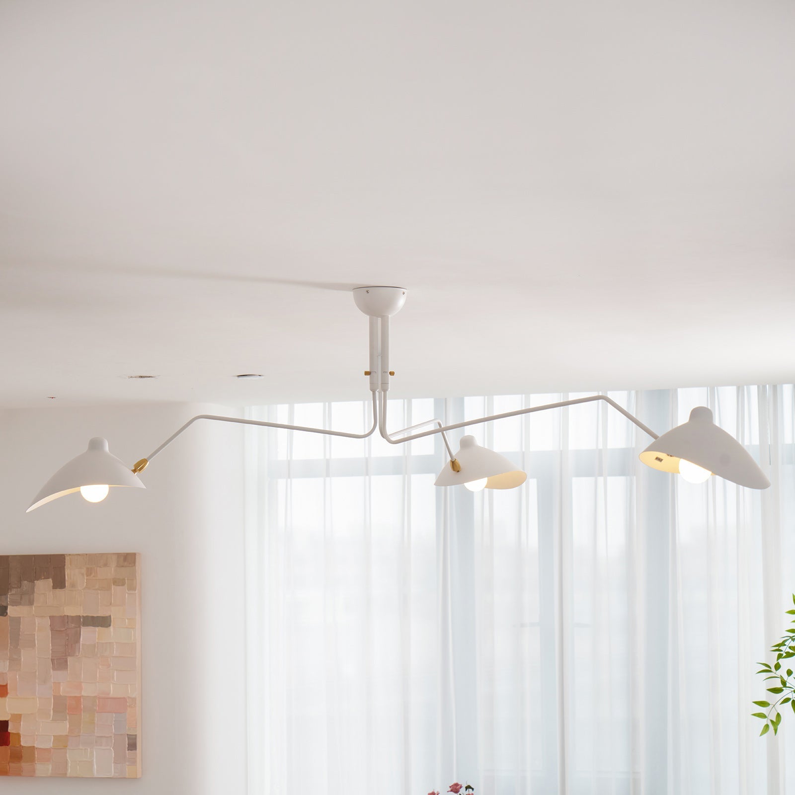 Multi-Arm Spider Ceiling Light
