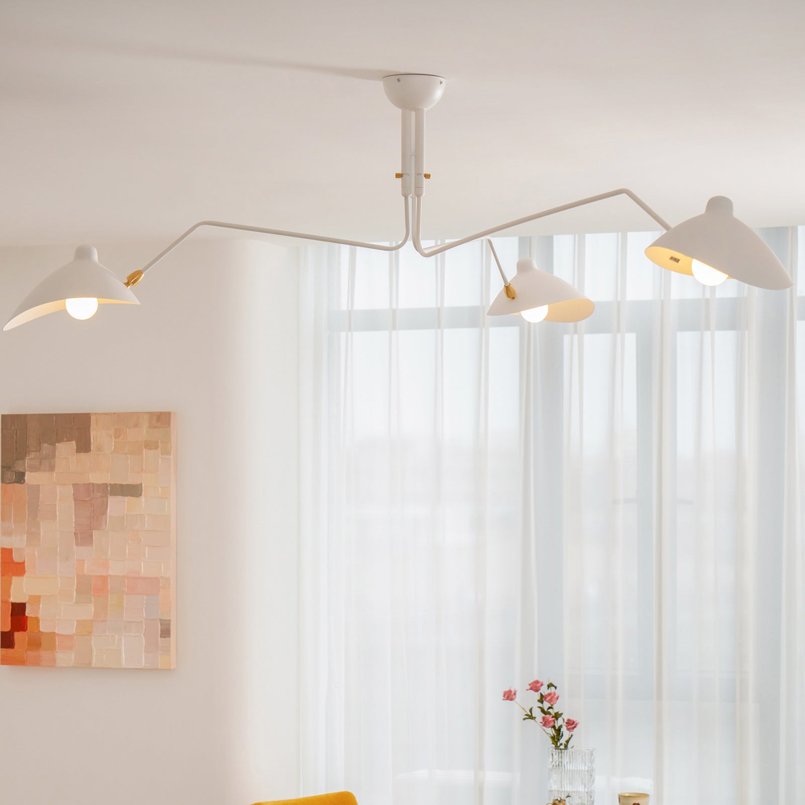 Multi-Arm Spider Ceiling Light