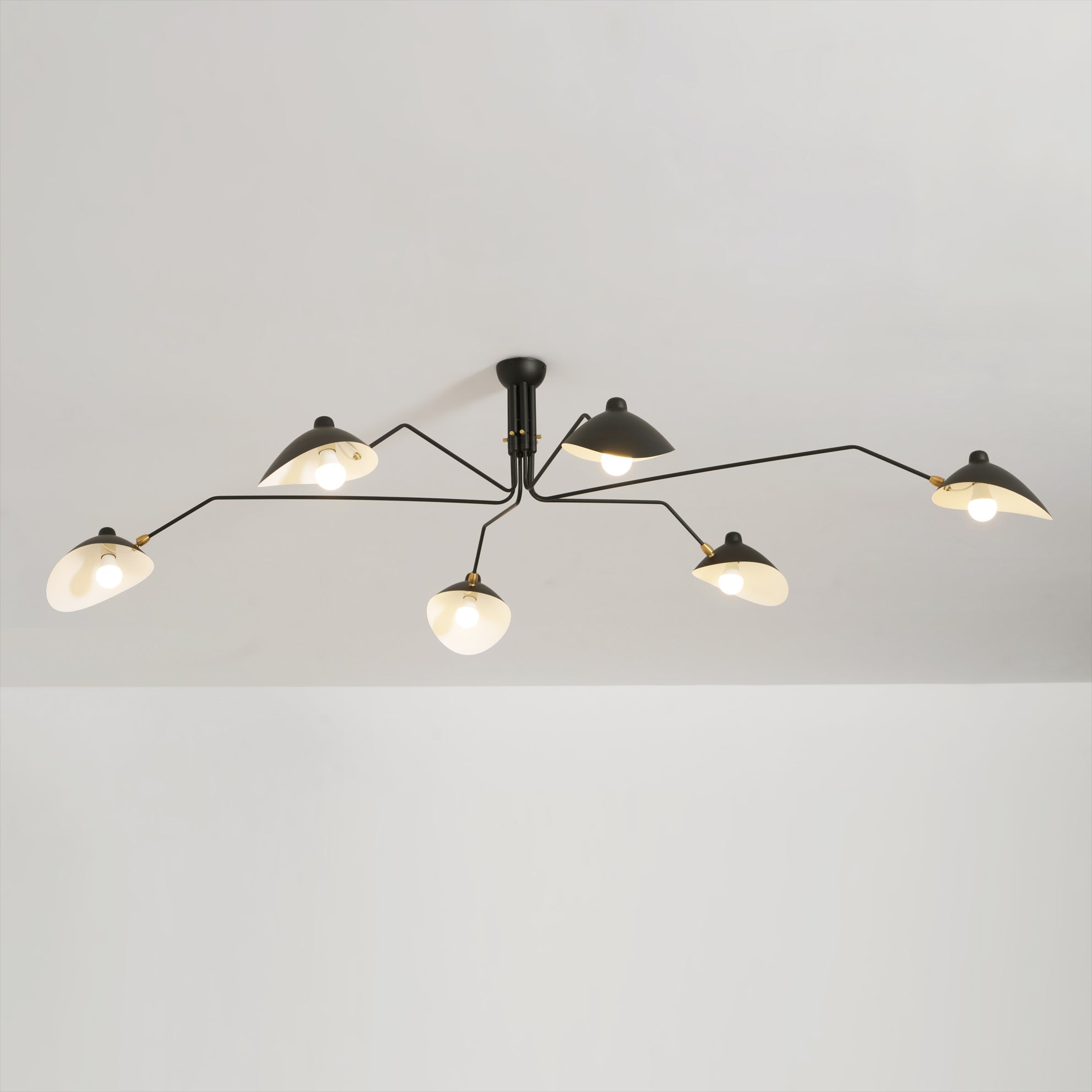 Multi-Arm Spider Ceiling Light