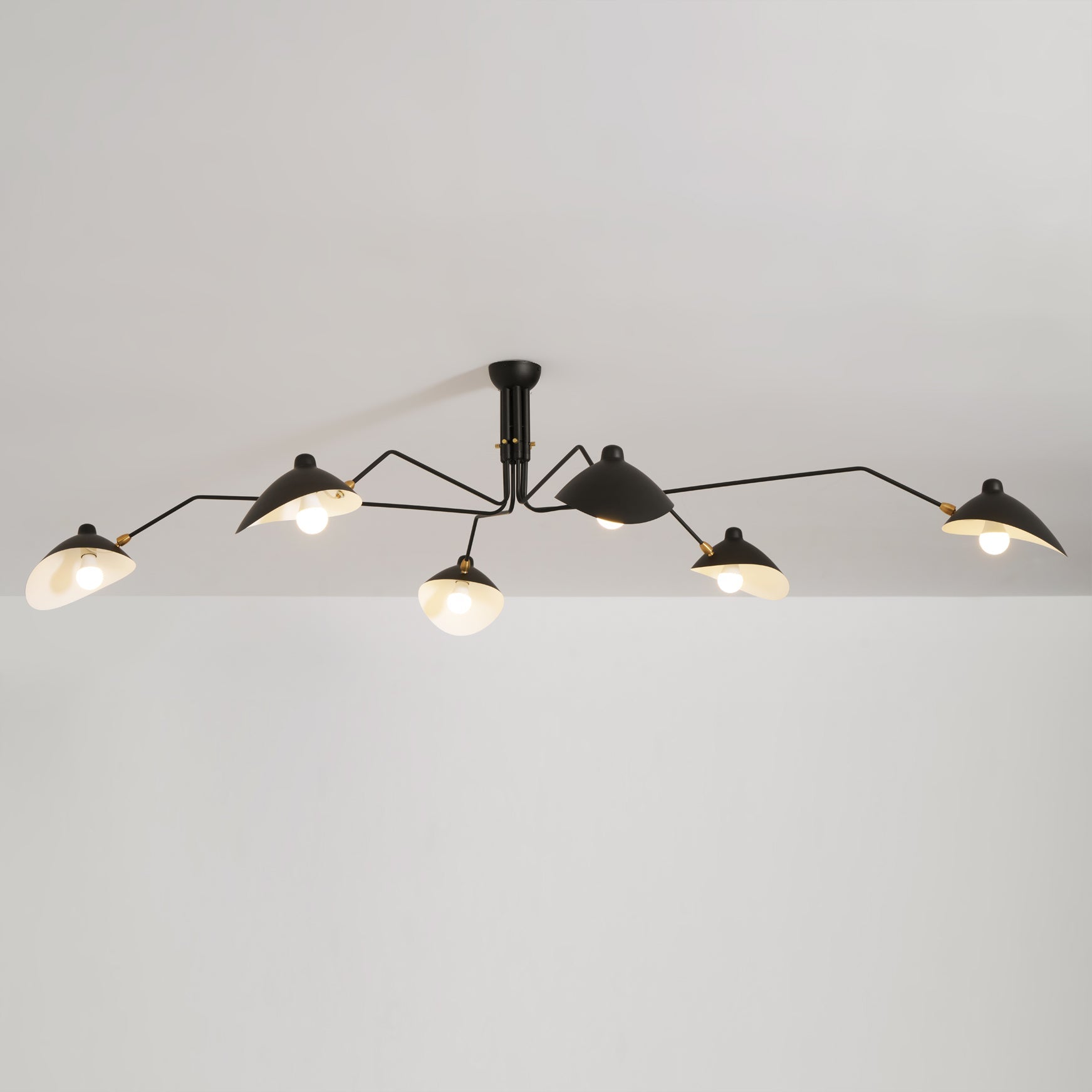Multi-Arm Spider Ceiling Light
