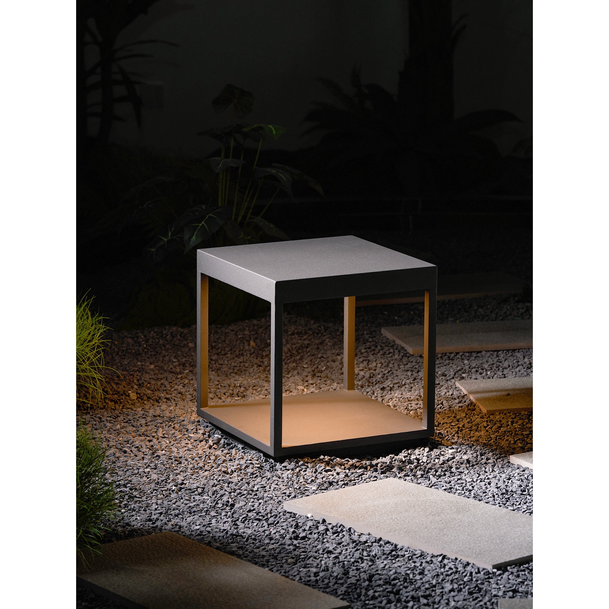 Square Frame Post Outdoor Light