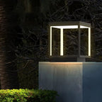 Square Frame Post Outdoor Light