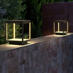 Square Frame Post Outdoor Light
