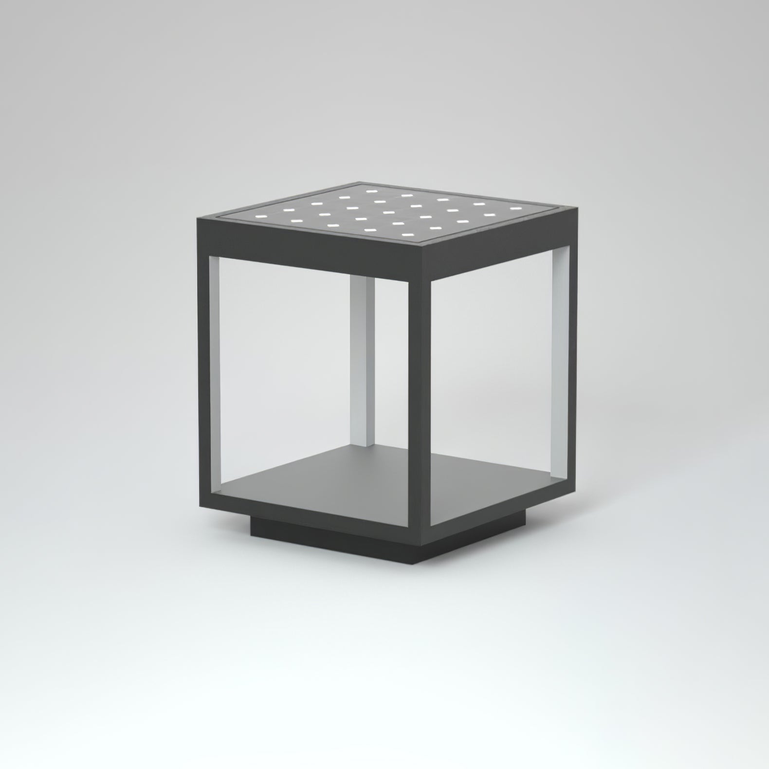 Square Frame Post Outdoor Light