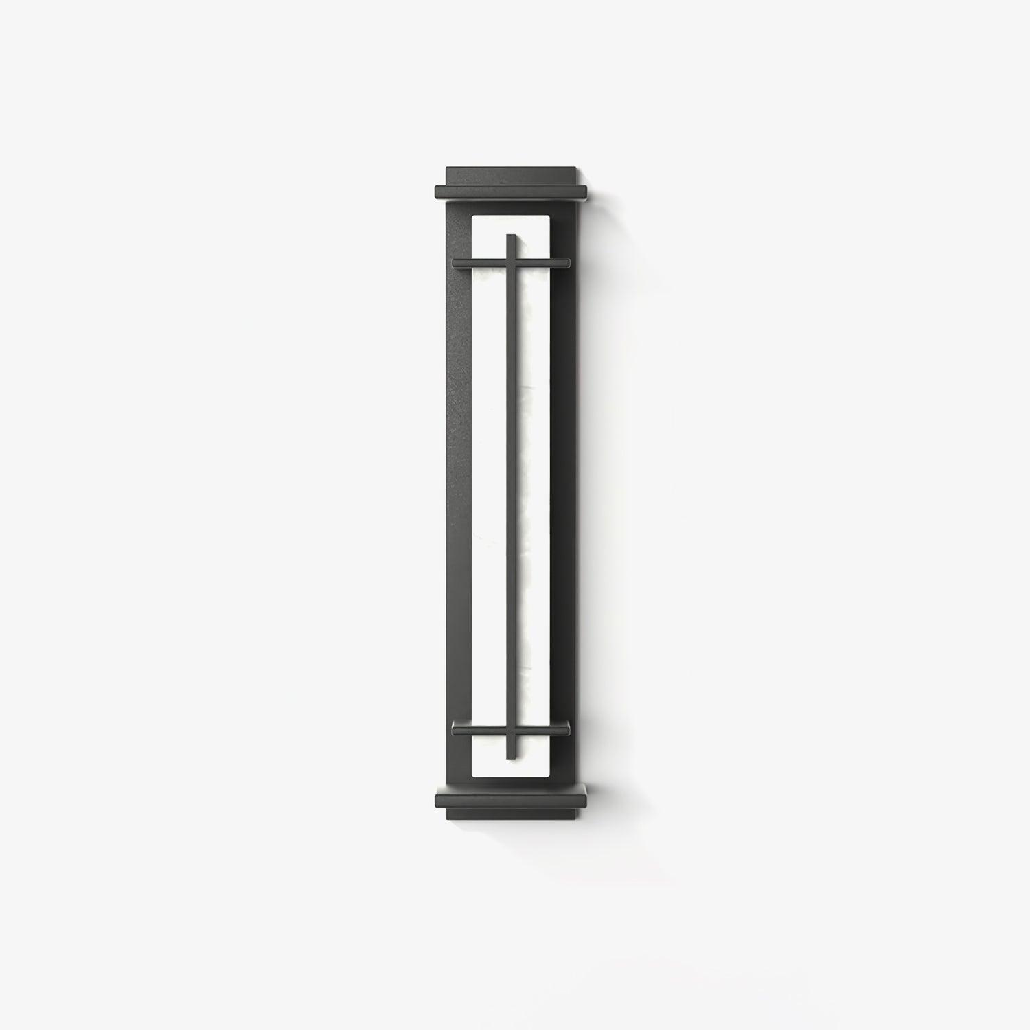 Square Alabaster Outdoor Wall Light