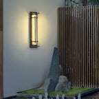 Square Alabaster Outdoor Wall Light