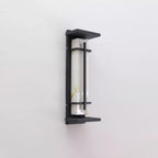 Square Alabaster Outdoor Wall Light