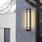 Square Alabaster Outdoor Wall Light