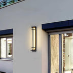 Square Alabaster Outdoor Wall Light
