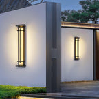 Square Alabaster Outdoor Wall Light