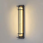 Square Alabaster Outdoor Wall Light