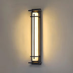 Square Alabaster Outdoor Wall Light