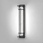 Square Alabaster Outdoor Wall Light