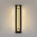 Square Alabaster Outdoor Wall Light
