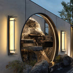 Square Alabaster Outdoor Wall Light