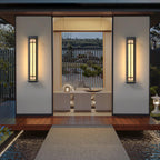 Square Alabaster Outdoor Wall Light
