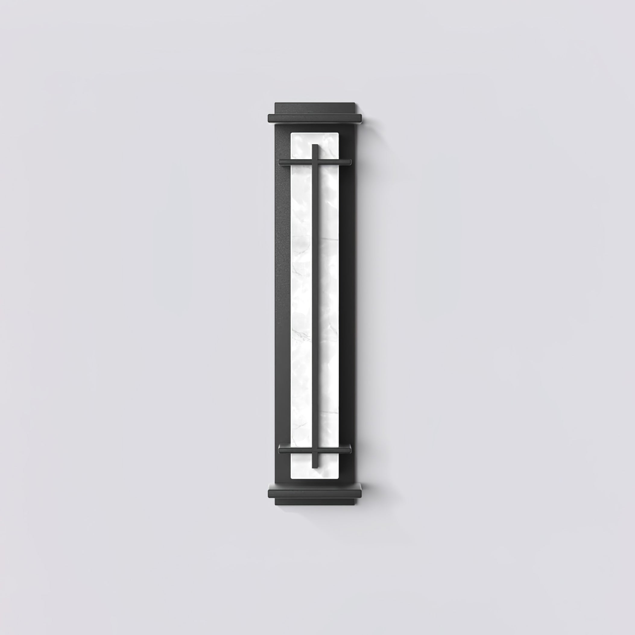 Square Alabaster Outdoor Wall Light