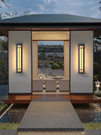 Square Alabaster Outdoor Wall Light