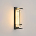 Square Alabaster Outdoor Wall Light