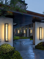 Square Alabaster Outdoor Wall Light