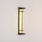 Square Alabaster Outdoor Wall Light