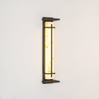 Square Alabaster Outdoor Wall Light