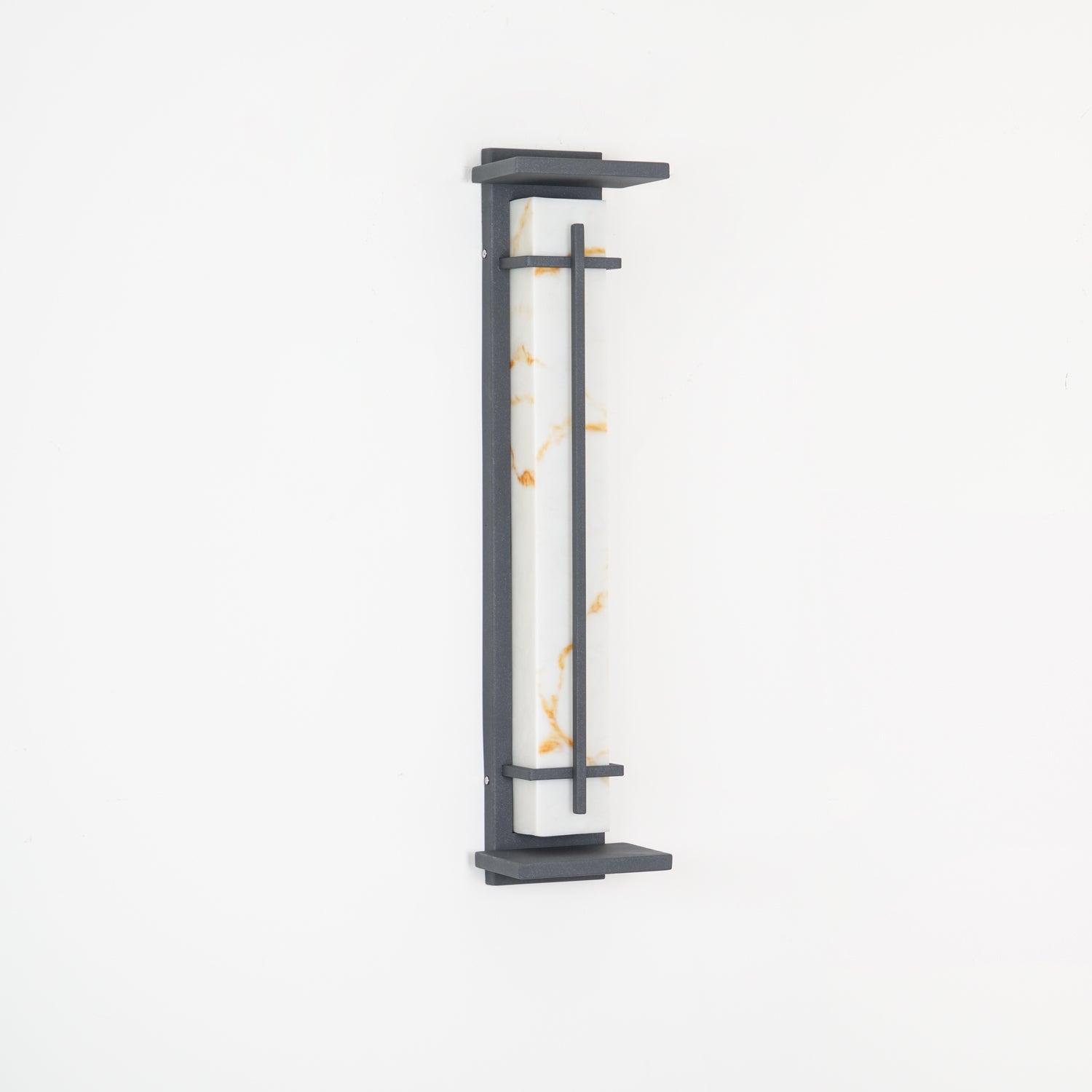 Square Alabaster Outdoor Wall Light