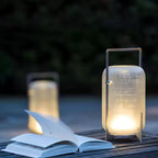 Steel Twilight Lantern Table Light
