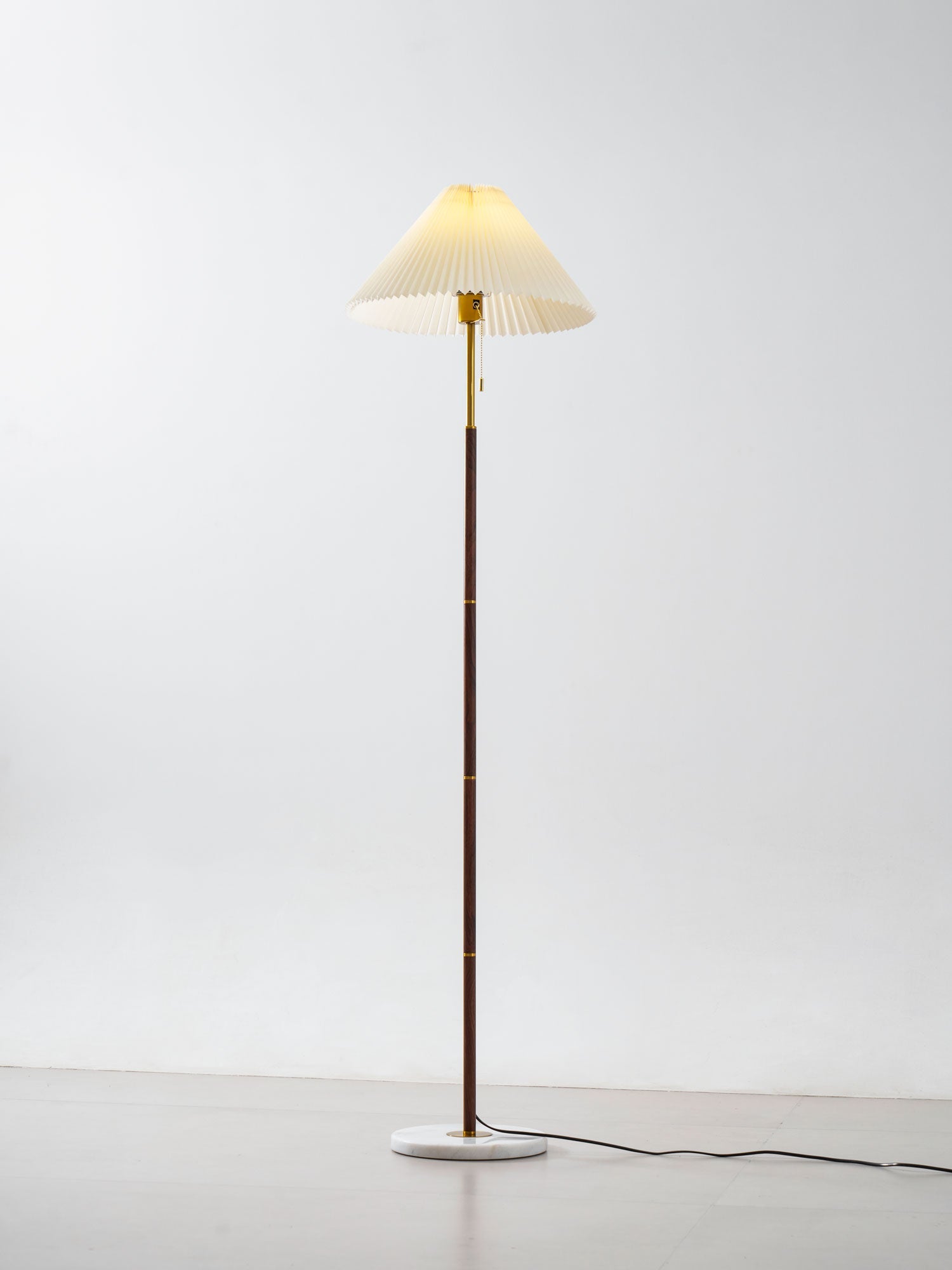 Vintage Pleated Floor Lamp