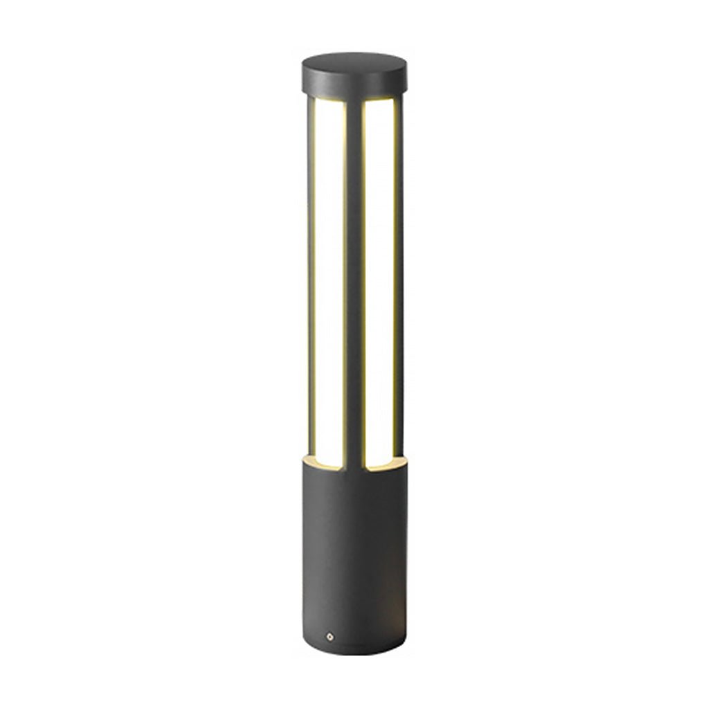Cylindrical LED Bollard Light — Modern Outdoor Landscape Post Lamp
