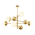 Solid Copper Globe Chandelier