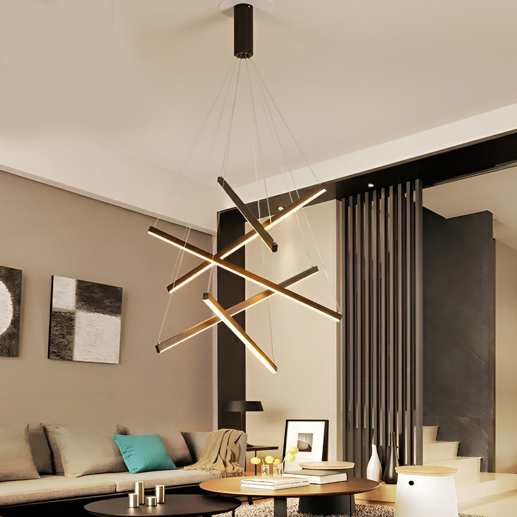 Criss Linear LED Chandelier