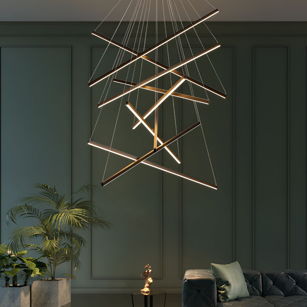 Criss Linear LED Chandelier
