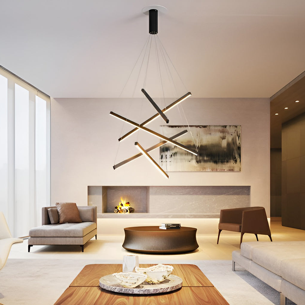 Criss Linear LED Chandelier