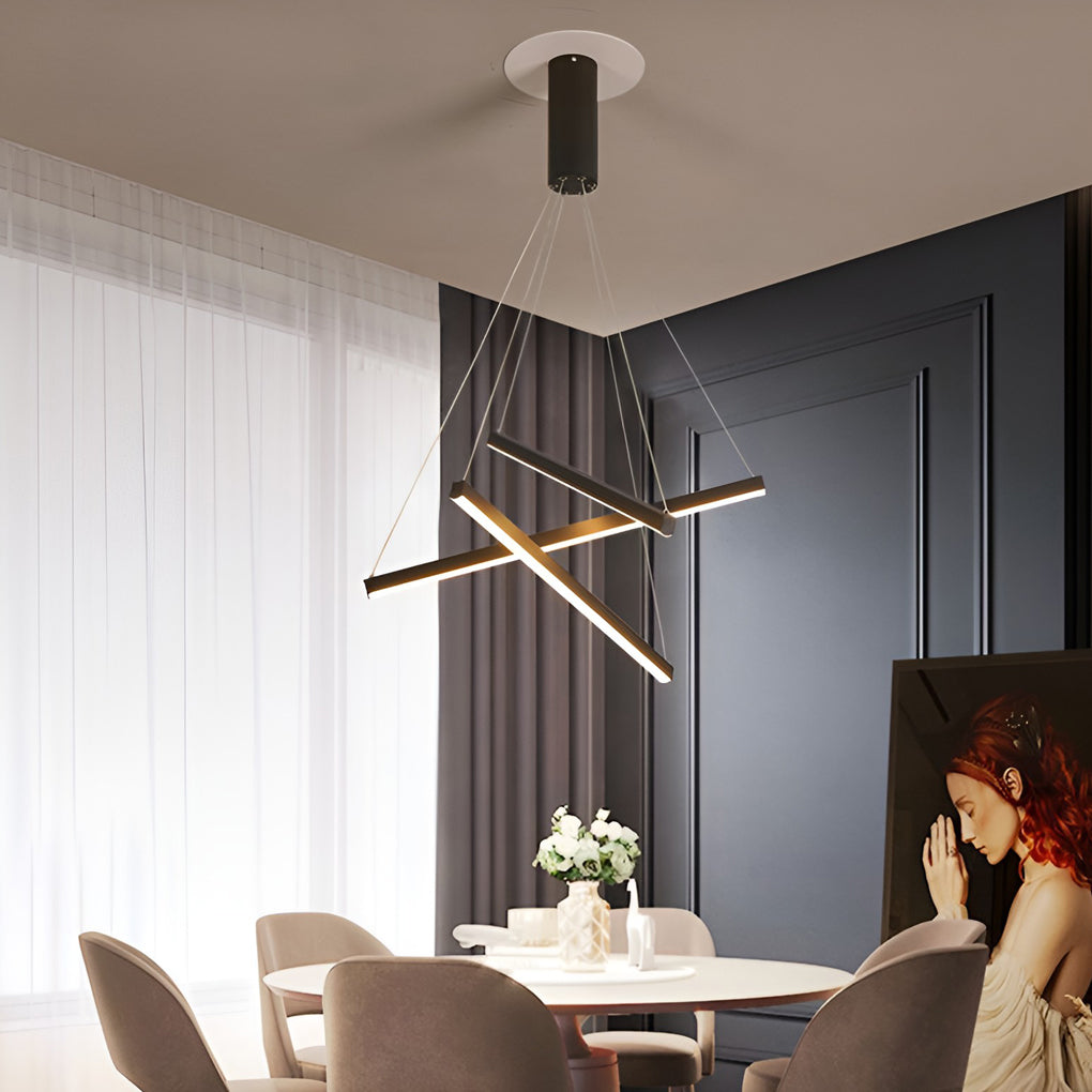 Criss Linear LED Chandelier