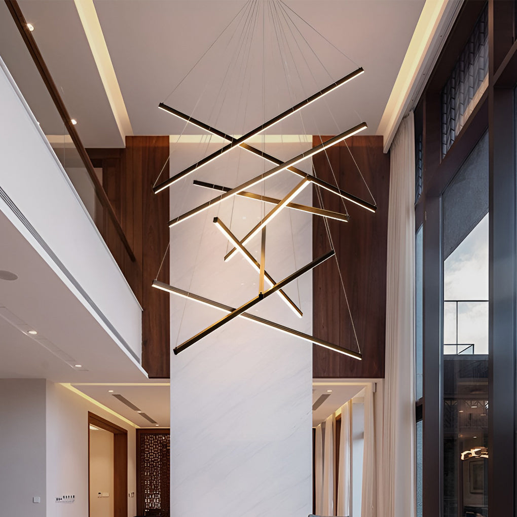 Criss Linear LED Chandelier