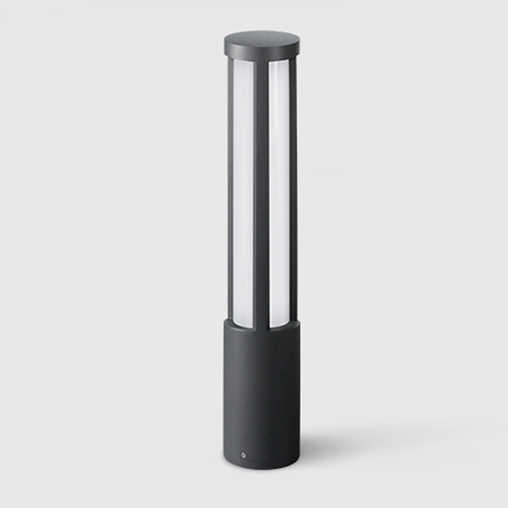 Cylindrical LED Bollard Light — Modern Outdoor Landscape Post Lamp