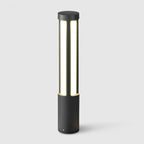 Cylindrical LED Bollard Light — Modern Outdoor Landscape Post Lamp