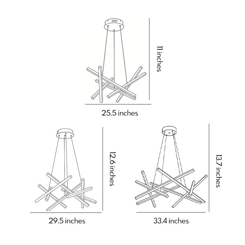 Geometric Satellite Ceiling Light