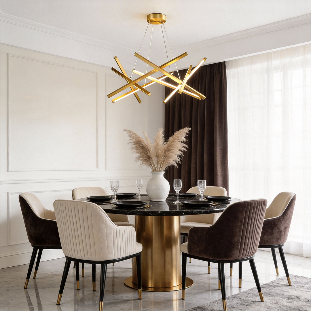 Geometric Satellite Ceiling Light