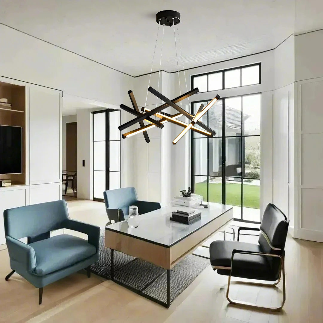 Geometric Satellite Ceiling Light