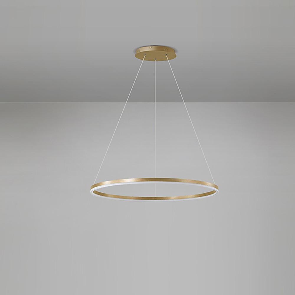 Black LED Ring Chandelier