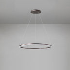 Black LED Ring Chandelier