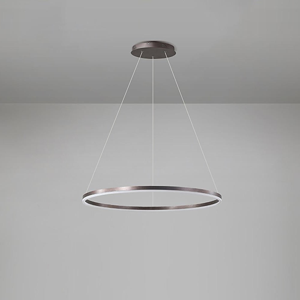 Black LED Ring Chandelier