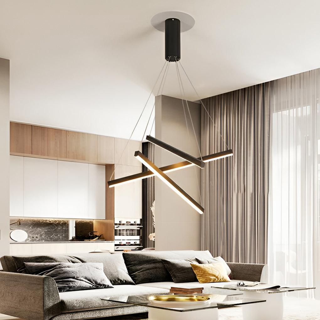 Criss Linear LED Chandelier