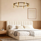 Modern Gold Acrylic Chandelier