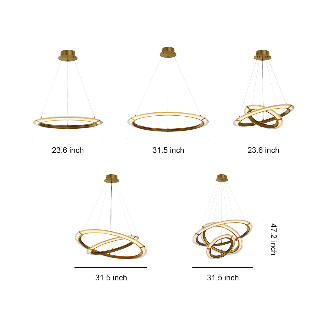 Modern Round LED Chandelier