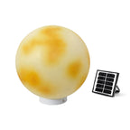 Moon Stone Pillar Light — Solar & Wired Outdoor Post Lamp