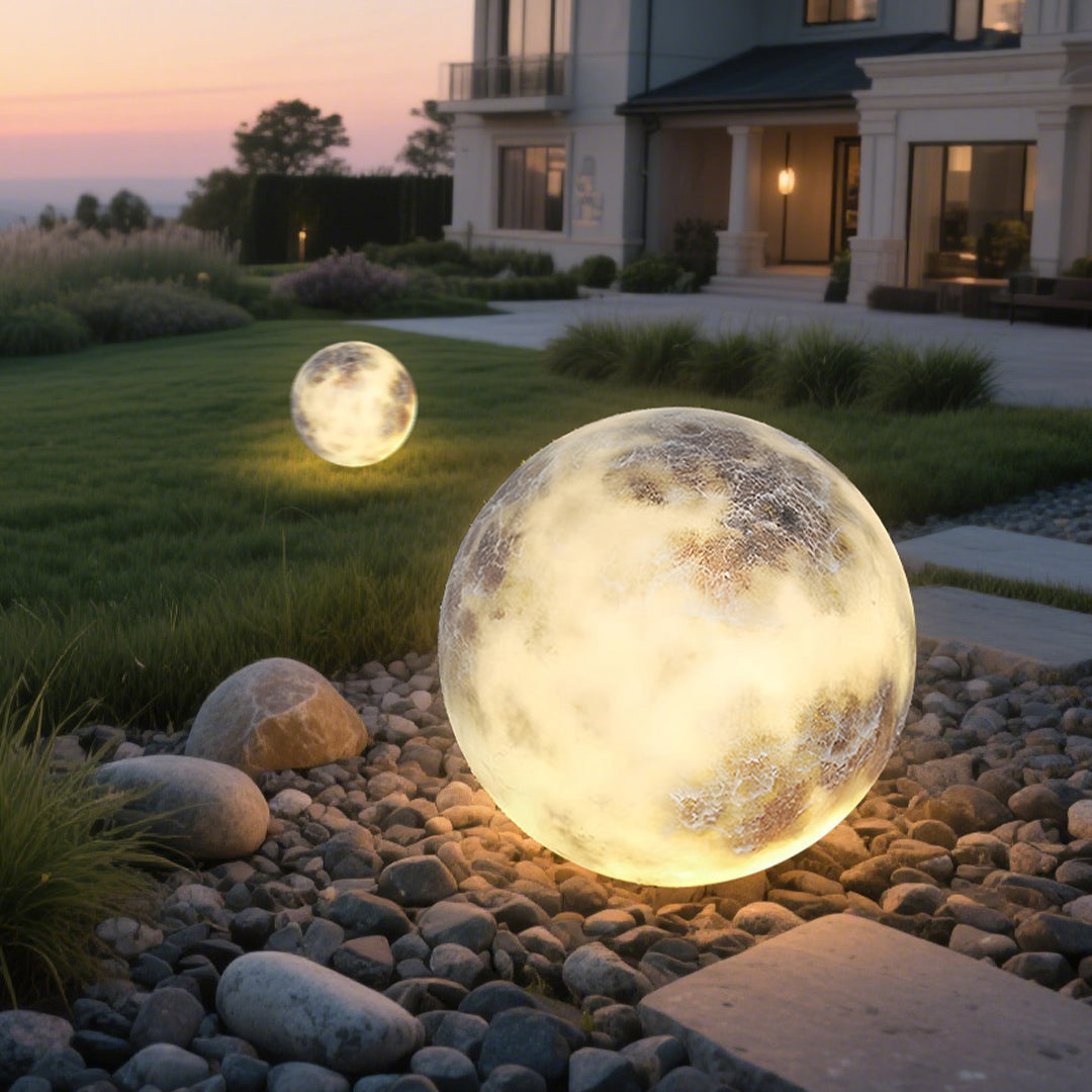 Moon Globe LED Lawn Light — Waterproof Outdoor Landscape Lighting