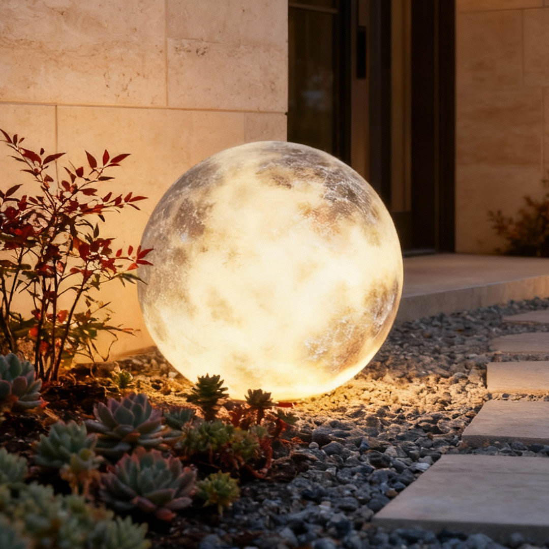 Moon Globe LED Lawn Light — Waterproof Outdoor Landscape Lighting
